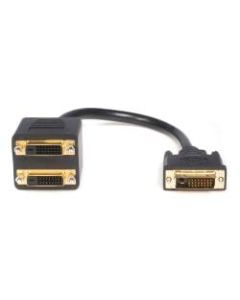 StarTech.com 1 ft DVI-D to 2x DVI-D Digital Video Splitter Cable - M/F - Connect two DVI-D displays simultaneously to a single DVI-D video source - dvi splitter cable - dvi-d splitter - dvi y cable